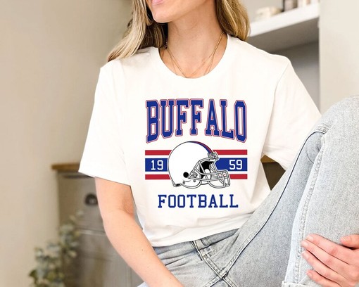 Retro Vintage Buffalo Football Sweatshirt for NFL Fans with NCAA Shirt Kids and College Shirts - Image 3