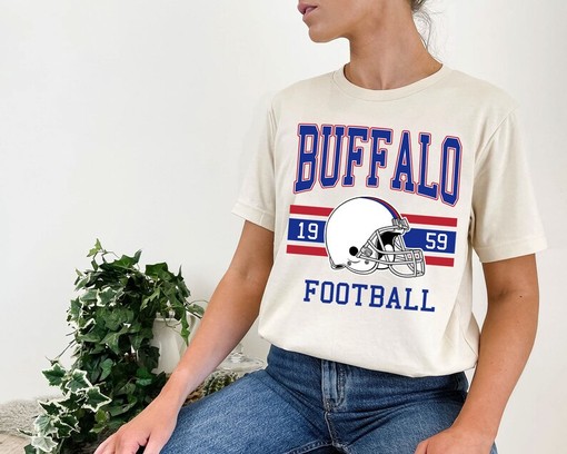 Retro Vintage Buffalo Football Sweatshirt for NFL Fans with NCAA Shirt Kids and College Shirts - Image 4