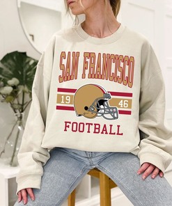 Retro Vintage San Francisco Football Sweatshirt Hoodie Shirt Gifts for NFL Fans with NCAA Shirt Kids