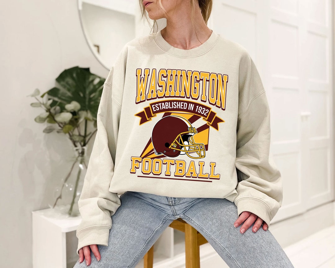 Retro Washington Football Team Sweatshirt for NFL Fans