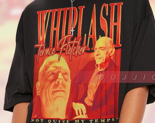 Retro Whiplash Jazz Fans Shirt, Terence Fletcher 90s Retro Homage Tee, Tv Series Musician Shirt - Image 2
