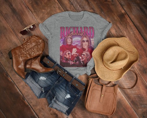 Richard Ashcroft Vintage Shirt, Richard Ashcroft Homage Tshirt, The Verve Fan Tees, Retro 90s Sweater - Image 3