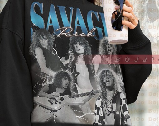 Rick Savage Guitarist Sweatshirt, Homage Tee, Joe Elliot Sweater, Leppard Fan Merch, Movie Shirts for Men - Image 4