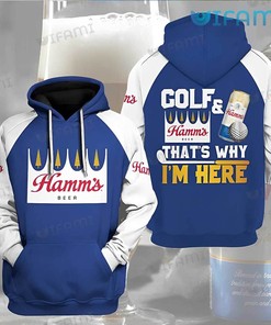 Ride in Style with Hamms Beer Golf And Hamm That Why Here All Over Print 3D Hoodie, Perfect for Beer Lovers Gift.