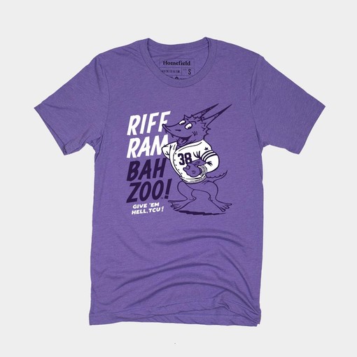 Riff Ram Bah Zoo Vintage TCU Cheer Tee - Cheerleading Shirt for TCU Fans, TCU Student Gifts Included