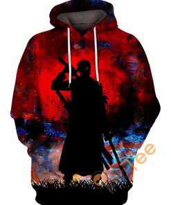 Rise to Royalty with Fire Nation's Zuko in 3D Hoodie Design
