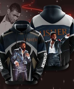 RnB Singer Usher Custom All Over Print Hoodie