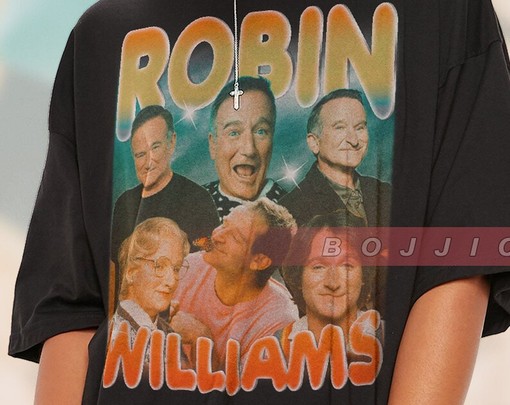 Robin Williams Vintage Inspired Homage Tee, Carpe Diem 90s Retro Shirt, Good Will Hunting Tribute T-Shirt - Image 2
