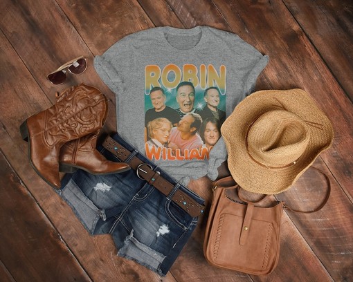 Robin Williams Vintage Inspired Homage Tee, Carpe Diem 90s Retro Shirt, Good Will Hunting Tribute T-Shirt - Image 3