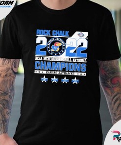 Rock Chalk 2022 NCAA Men's Basketball National Champions Kansas Jayhawks Shirt - NCAA Shirts for Men and Women