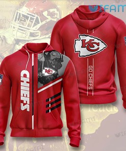Rock the Armor Design with a KC Chiefs Hoodie 3D Featuring All Over Print Design