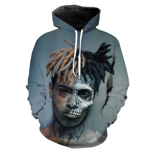 Rock the Undead Style with XXXTentacion Inspired Zombie 3D Hoodie