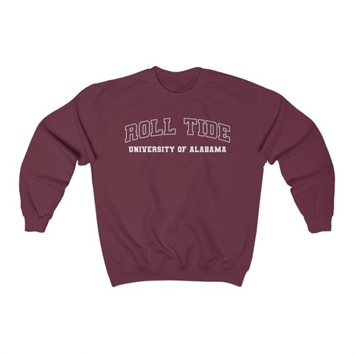 Roll Tide Sweatshirt, University Of Alabama Crimson Tide Unisex Crewneck Sweatshirt Hoodie Shirt Gifts For Ncaa Fans