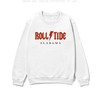 Rolltide Sweatshirt Bama Shirt Alabama Varsity Clothing For Games Crew Crimson College T-Shirt Rock Style