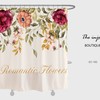 Romantic Bathroom Shower Curtain with Floral Home Decor for Your Bathroom