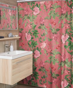 Romantic Vintage Flowers Shower Curtains - Retro Bathroom Accessories for Feminine Decor
