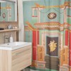 Rome Greece Shower Curtain | Divine Design | Eco-Friendly and Waterproof | Divine Bathroom Decor Luxury Shower Curtains