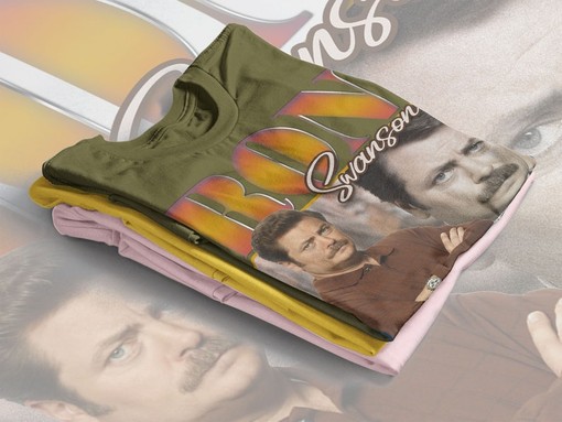 Ron Swanson Park Tshirt, Nick Offerman Swanson Rec Fan, Ron Swanson Retro 90s Sweater, Ron Swanson Merch - Image 3