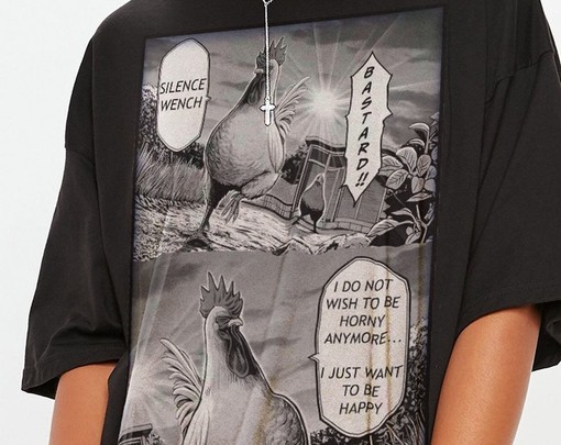 Rooster Fighter's Proud Chicken Unisex Tees with a Twist - Sad Opossums Meme, Funny Movie Shirts for Men - Image 2
