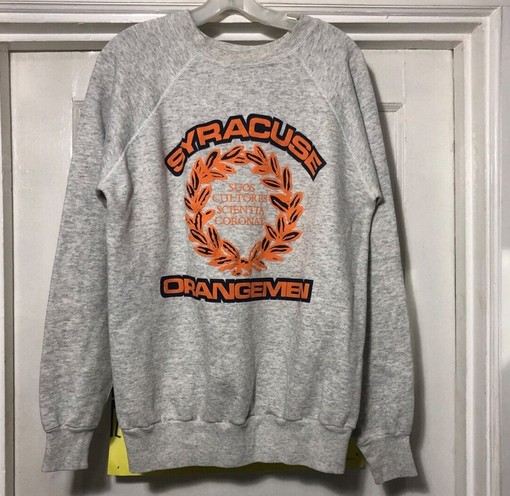 Root for the Orangemen with a Syracuse University Orangemen Shirt and Hoodie in Vintage 90s Style