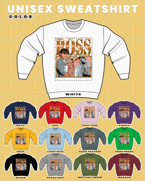 Ross Shor Lynch Retro Sweatshirt - R5 Lynch Tee - Sabrina and Austin Lynch Pop Rock Band Shirt - Image 3
