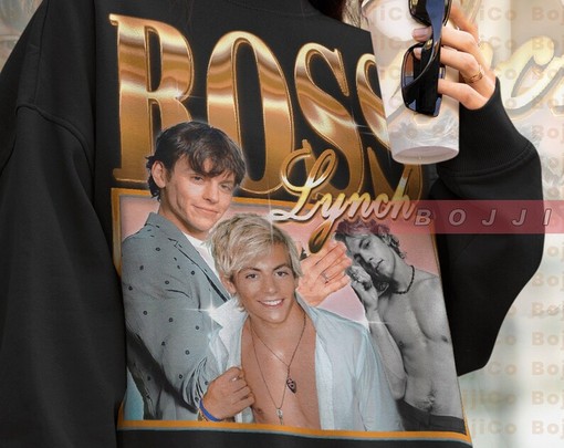 Ross Shor Lynch Retro Sweatshirt - R5 Lynch Tee - Sabrina and Austin Lynch Pop Rock Band Shirt - Image 4