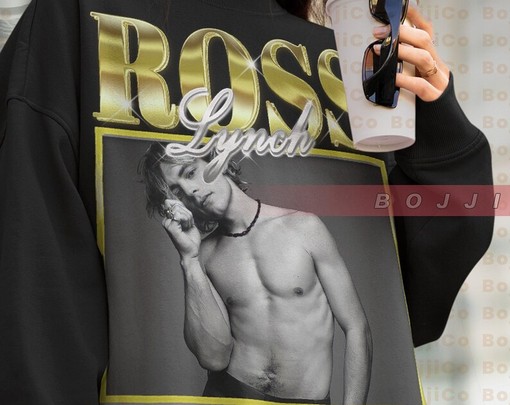 Ross Shor Lynch Vintage Sweatshirt - R5 Lynch Pop Rock Tee - Sabrina and Austin Lynch Band Shirt - Image 4
