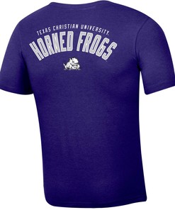 Russell Athletic Heather TCU Horned Frogs Pocket T-Shirt, Official University Football Fan Shirt for Men
