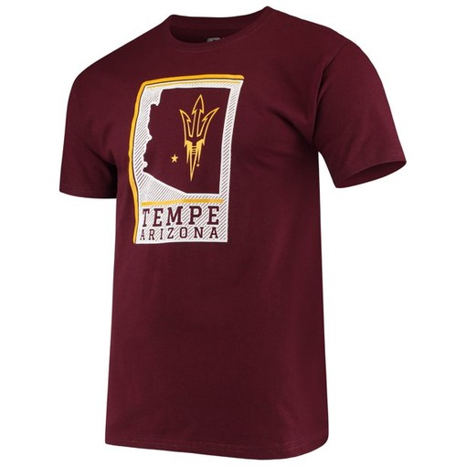 Russell Athletic Vintage Arizona State Sun Devils State Logo NCAA T-Shirt