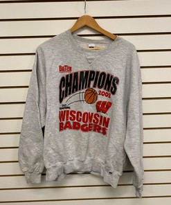 Russell Athletics Vintage Style Wisconsin Badgers Sweatshirt for NCAA Fans with ncaa shirts women