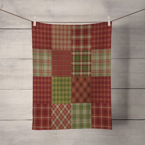 Rustic Bathroom Decor with Plaid Autumn Shower Curtain, Optional Bath Mats and Towels, and Restroom Shower Curtains - Image 3