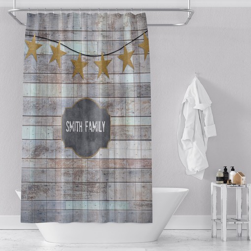 Rustic Country Shower Curtain Personalized Design for Your Farmhouse Bathroom - Image 2