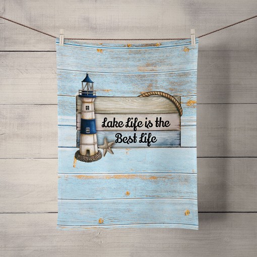 Rustic Nautical Lighthouse Shower Curtain Set - Coastal Decor for Your Bathroom - Image 3