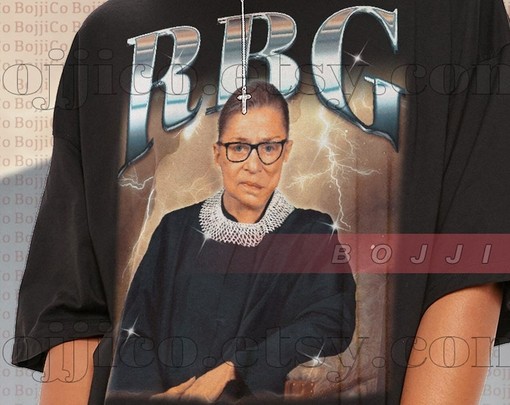 Ruth Bader Ginsburg Shirt, RBG Homage Tshirt, Ruth Bader Fan Tees, Retro 90s Sweater, RBG Merch Gift - Image 2