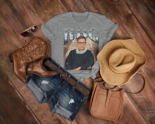 Ruth Bader Ginsburg Shirt, RBG Homage Tshirt, Ruth Bader Fan Tees, Retro 90s Sweater, RBG Merch Gift - Image 3