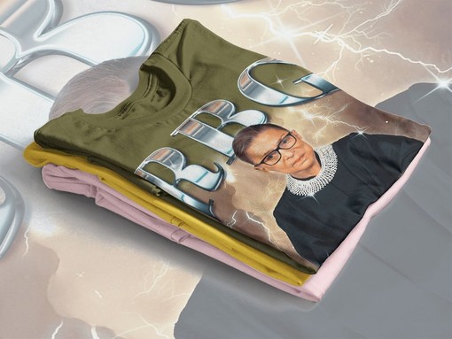 Ruth Bader Ginsburg Shirt, RBG Homage Tshirt, Ruth Bader Fan Tees, Retro 90s Sweater, RBG Merch Gift - Image 4