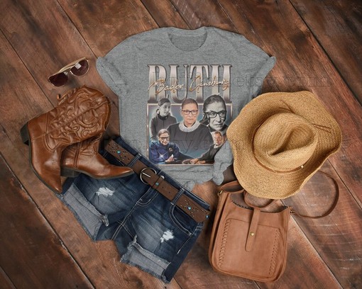 Ruth Bader Ginsburg Vintage Movie Shirt, Fan Tees for RBG Lovers, Retro 90s Sweater, Merchandise Gift - Image 3