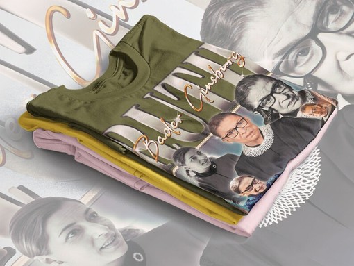Ruth Bader Ginsburg Vintage Movie Shirt, Fan Tees for RBG Lovers, Retro 90s Sweater, Merchandise Gift - Image 4