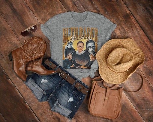 Ruth Bader Ginsburg Vintage Shirt, RBG Homage Tshirt, Ruth Bader Fan Tees, Retro 90s Sweater, RBG Merch Gift - Image 3