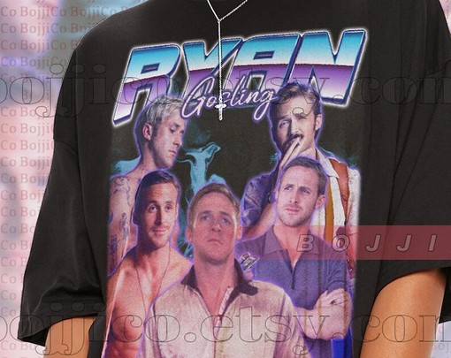 Ryan Gosling Retro 90s Movie Shirt, Feminist Icon, Actor & Heartthrob, Vintage Movie Shirts for Men & Women - Image 2