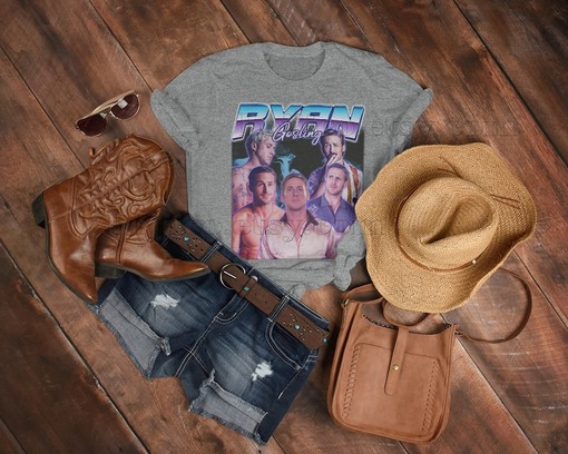 Ryan Gosling Retro 90s Movie Shirt, Feminist Icon, Actor & Heartthrob, Vintage Movie Shirts for Men & Women - Image 3