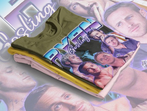 Ryan Gosling Retro 90s Movie Shirt, Feminist Icon, Actor & Heartthrob, Vintage Movie Shirts for Men & Women - Image 4