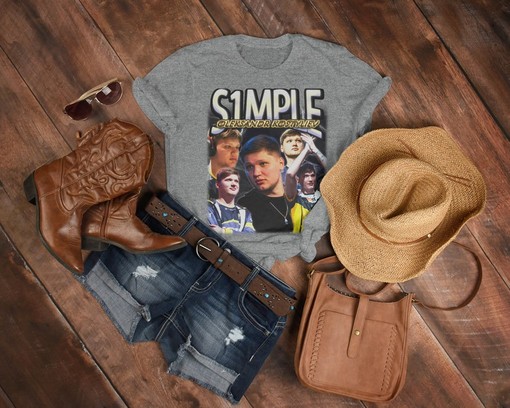 S1mple Vintage Shirt, S1mple Homage Tshirt, S1mple Fan Tees, Retro 90s, S1mple Merch Gift, Vintage Movie Shirts - Image 3
