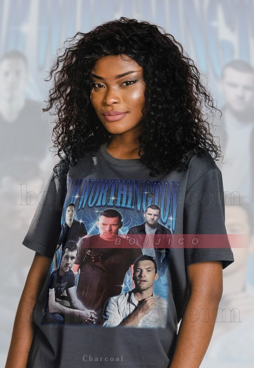 SAM WORTHINGTON Homage Tshirt, Retro 90s Sweater - Movie Shirts for Men