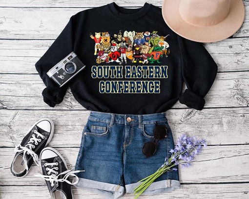 SEC South Eastern Conference Mascots Shirt | NCAA Shirts for Men and Women - Image 2