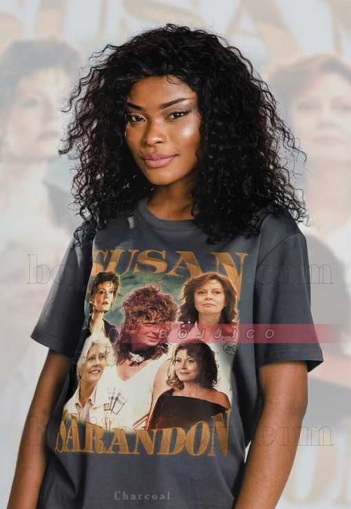SUSAN SARANDON Vintage Shirt - Retro 90s Sweater Featuring SUSAN SARANDON Homage and Vintage Movie Tees for Men