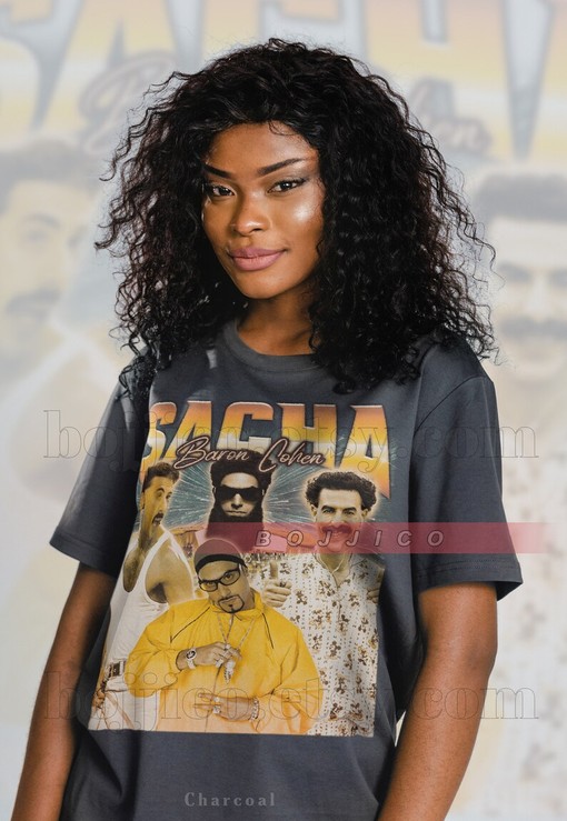 Sacha Baron Cohen Vintage Movie T-Shirt, Political Satirist Tee, Bruno & Borat Characters, Vintage Movie Shirts