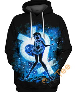 Sailor Moon Warrior Mercury Custom All Over Print 3D Hoodie