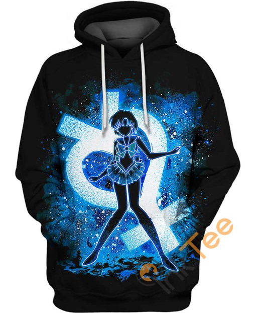 Sailor Moon Warrior Mercury Custom All Over Print 3D Hoodie