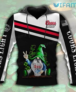 Saint Patrick's Day Coors All Over Print 3D Hoodie Gnome for Beer Lovers